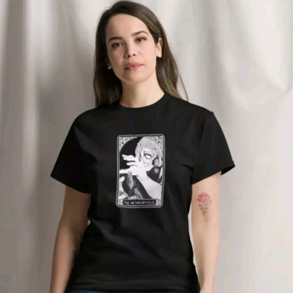 Brand new small jjk jujutsu kaisen anime t-shirt Tarot  short sleeves Tee black - Picture 2 of 8